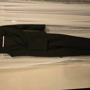 Elegant Black One Sleeve Suit Jumpsuit